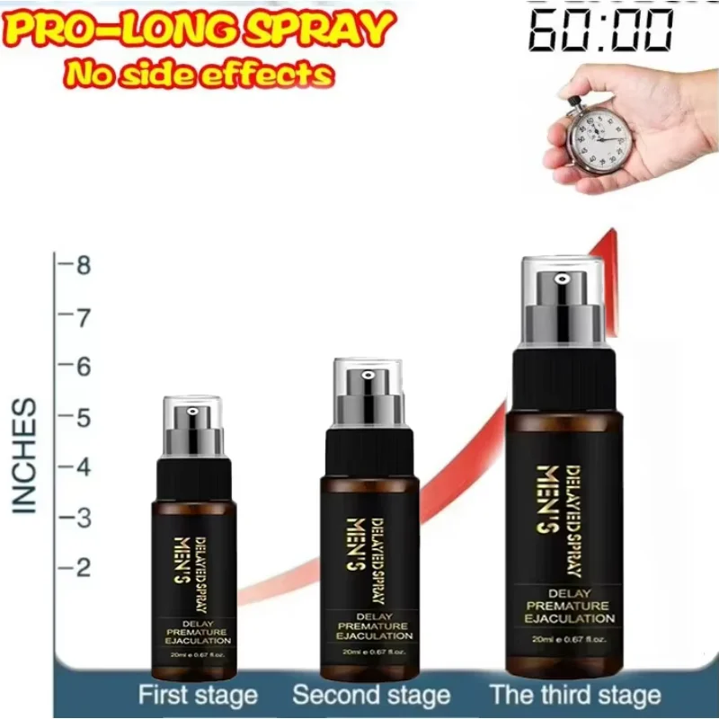 

Hot new Man Lasting Long 60 Minutes Penis Enlargment Oil Sex Delay Spray for Male External Use Anti Premature Ejaculation