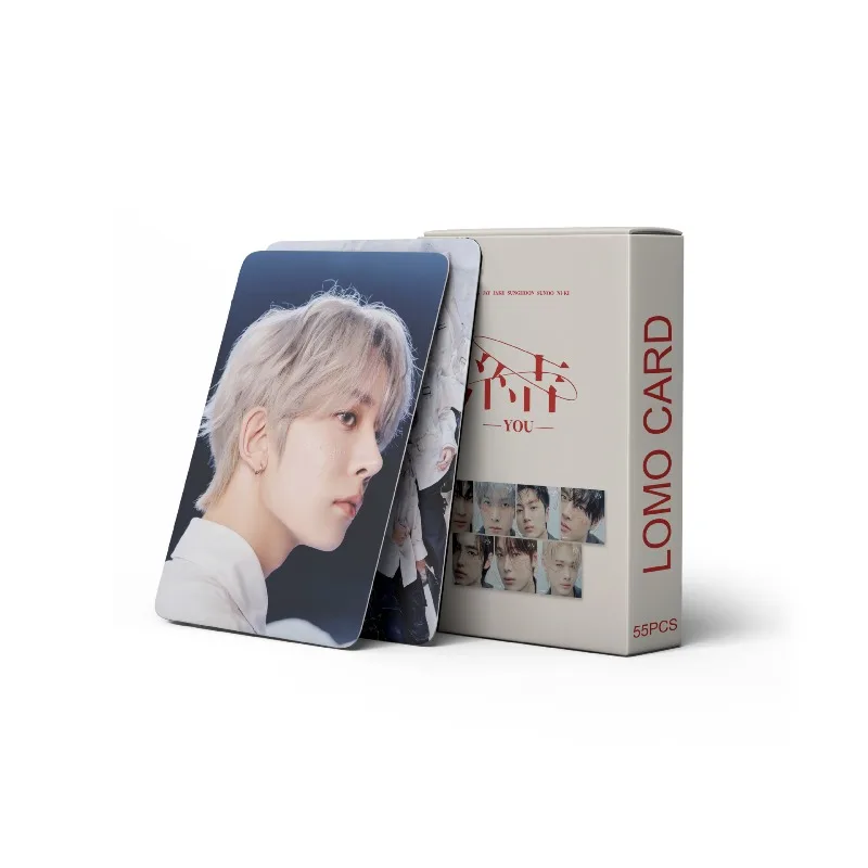 

55Pcs ENHYPENS Star Merch Lomo Collectible Cards HD Mini Photo Card Set Peripheral Collection Cards for Fans DIY Album Decor