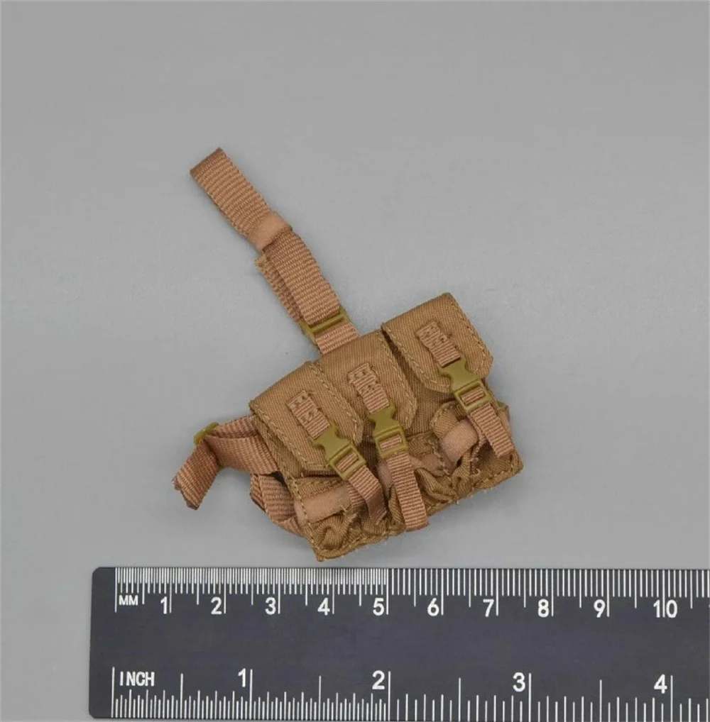 For Sale 1/6th US. Soldier Doll Mission Operation Unit 2001 Male Doll Hang Chest Vest Knee Pads Secondary P226 UJINDOU UD9046B image 3