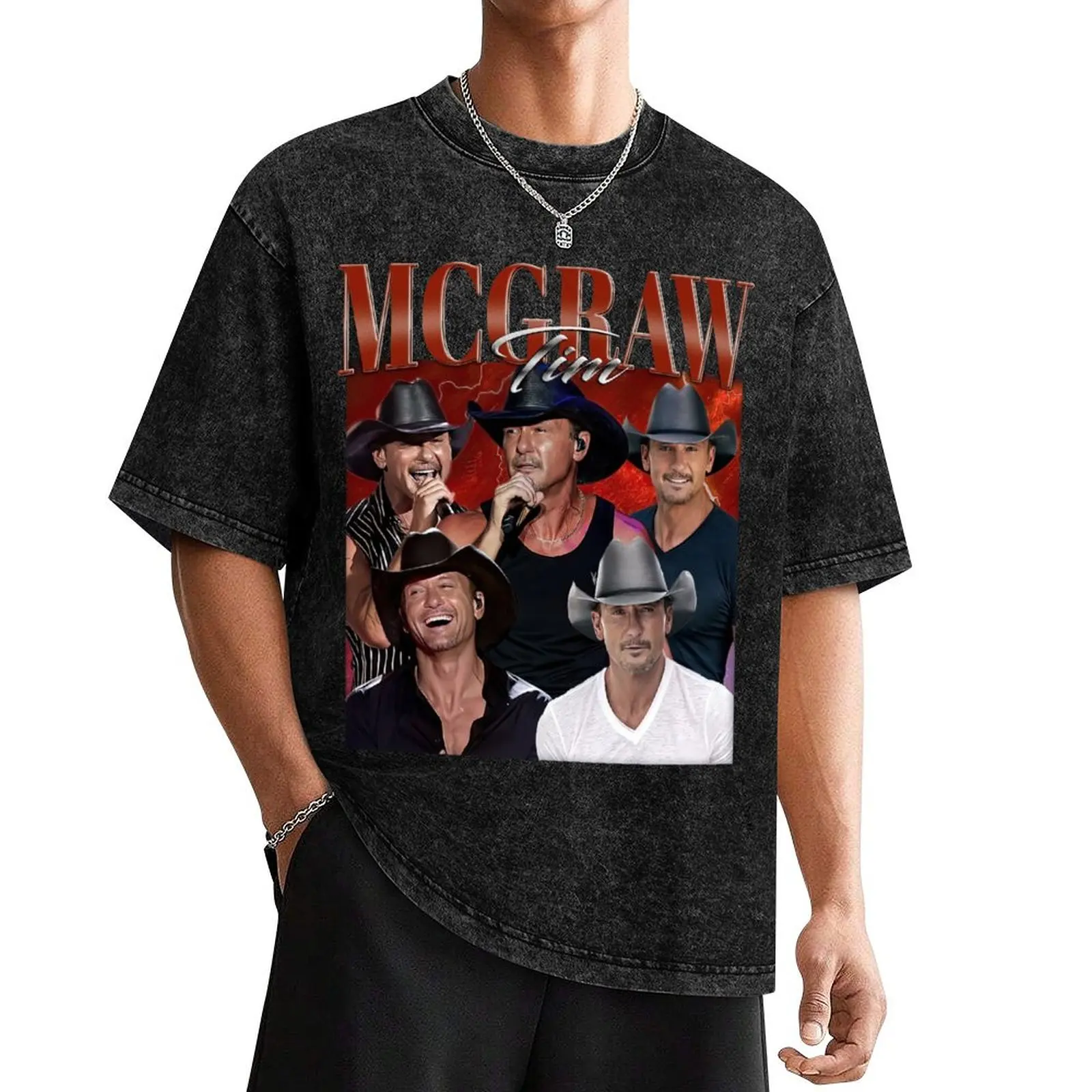 

Tim McGraw - retro T-Shirt vintage clothes street wear T-shirt men