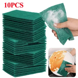 1/10PCS Magic Cleaning Cloth Household Scouring Pad Kitchen Dishwashing Sponge Cloth Reusable Dish Cleaning Towels Accessories