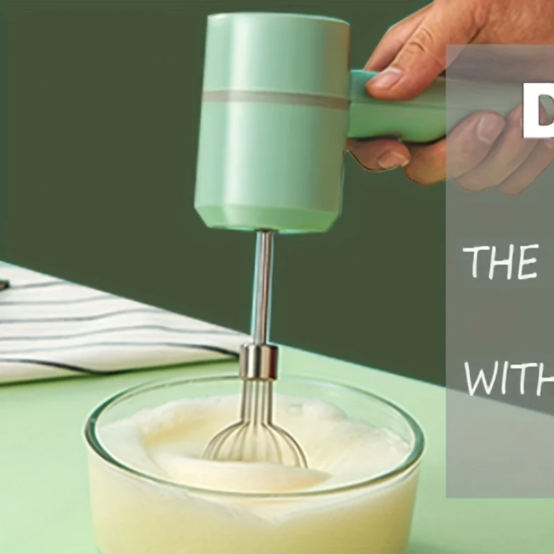 3-Speed  Hand Mixer,  Handheld  With Whisks Beater,  Kitchen Cake Blender For Prep Baking Supplies Eggbeater