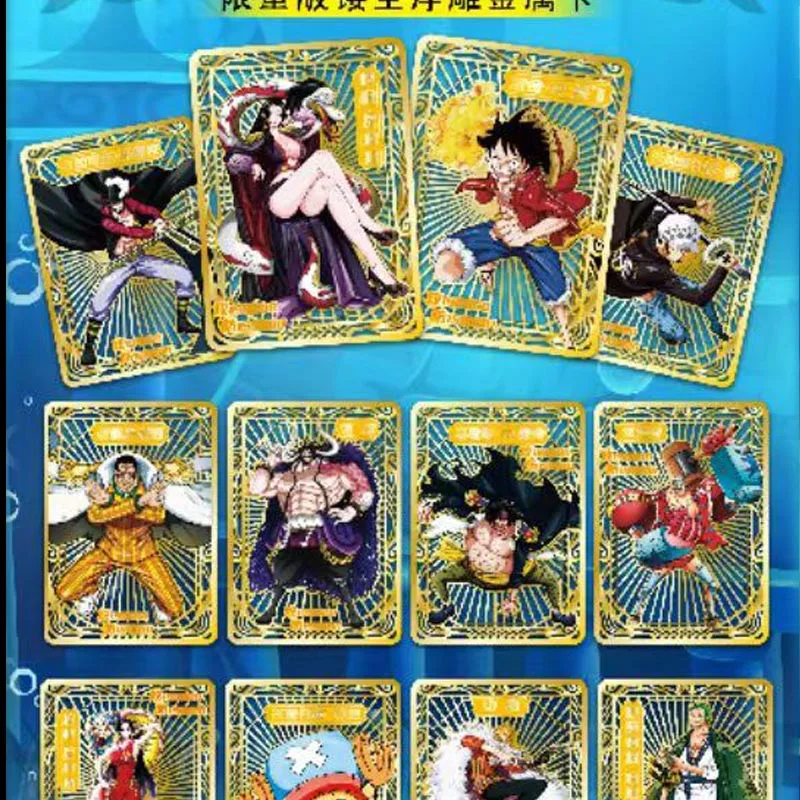 Wholesale One Piece Collection Cards The Wandering Goddess Goka Metal Diamond Card Poster Anime Trading Cards