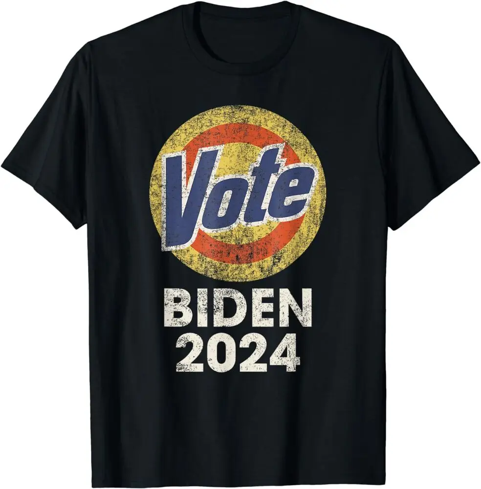 Vote Detergent Funny Joe Biden 2024 Election Vintage T-Shirt  High Quality 100%Cotton Short Sleeve