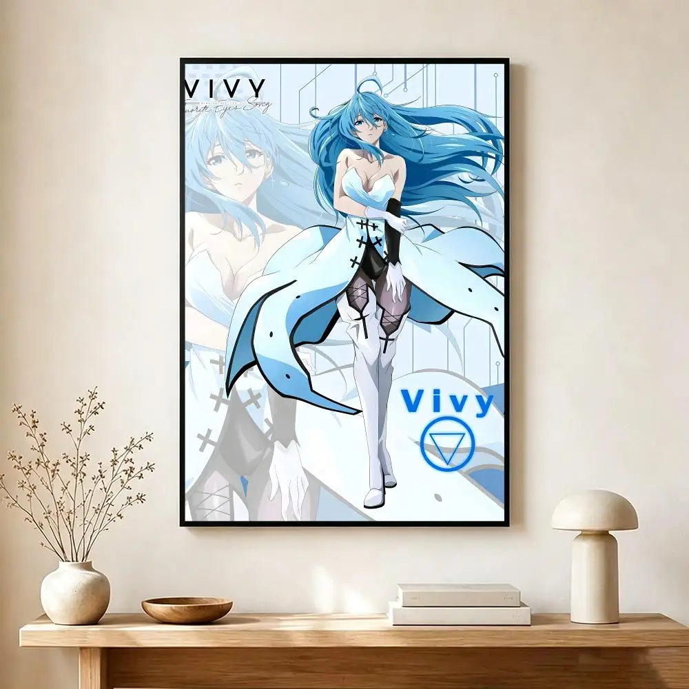 emotional anime V-Vivy Fluorite Eyes Song Poster Modern Home Decoration Interior Design & Contemporary Wall Art Collection