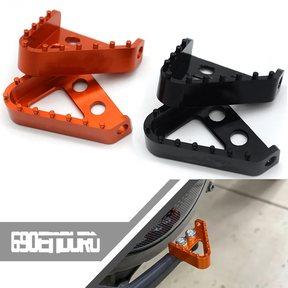 For KTM ENDURO/ SMC 2003 - 2025 125 200 390 690 950 990 DUKE SUPERENDUROR ADV Motorcycle aluminium Brake Pedal Step Plate Tip