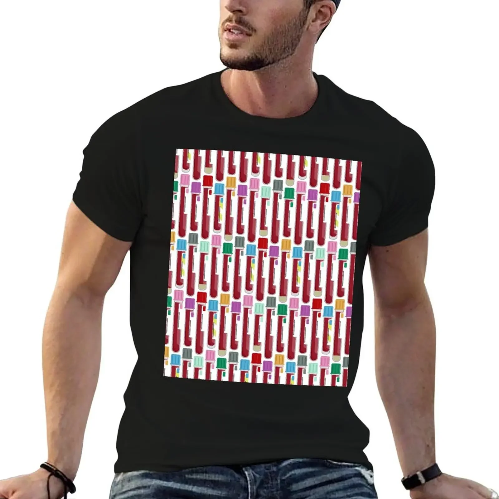 

Phlebotomy Blood Tubes T-Shirt oversizeds animal prinfor boys men t shirts high quality
