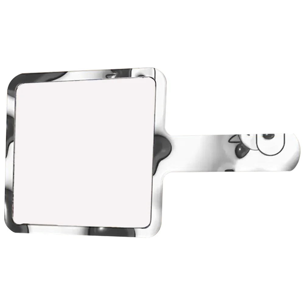 

Compact Handheld Makeup Mirror Portable Travel Vanity Mirror Smooth Polished Surface Clear Reflection for Daily Use Women