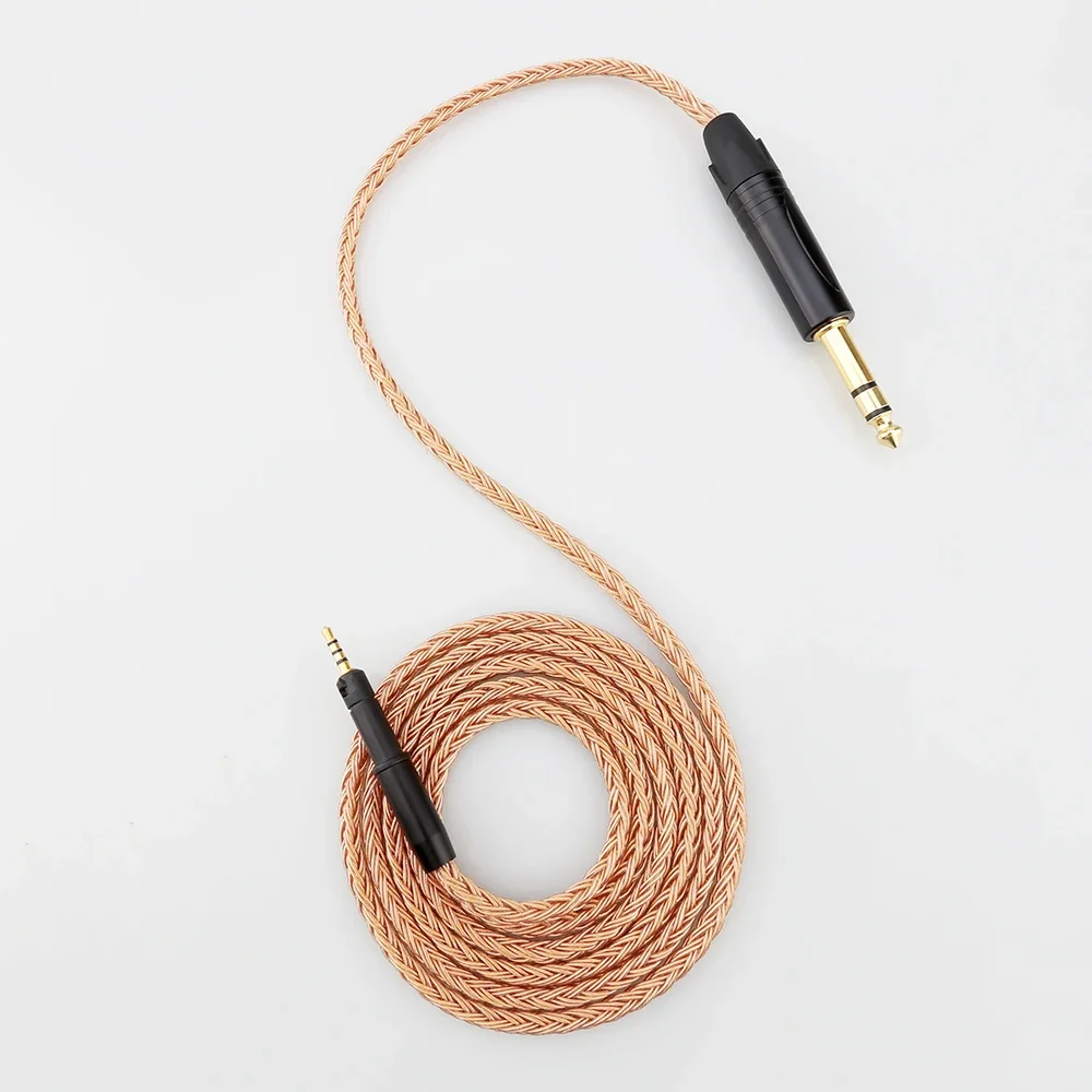 HIFI 16 Core 99% 7N OCC النحاس 2.5/4.4 مللي متر/3.5 مللي متر 4pin xlr الذكور سماعة كابل ل Sennheiser HD599 HD569 HD 560S HD559 hd560s