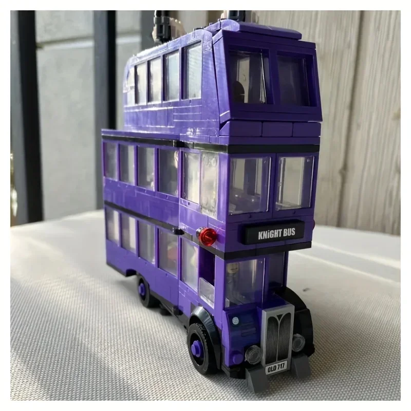 

Classic creative collection movie Harry Purple magic Bus Adventures Building blocks Home furnishings Christmas gift