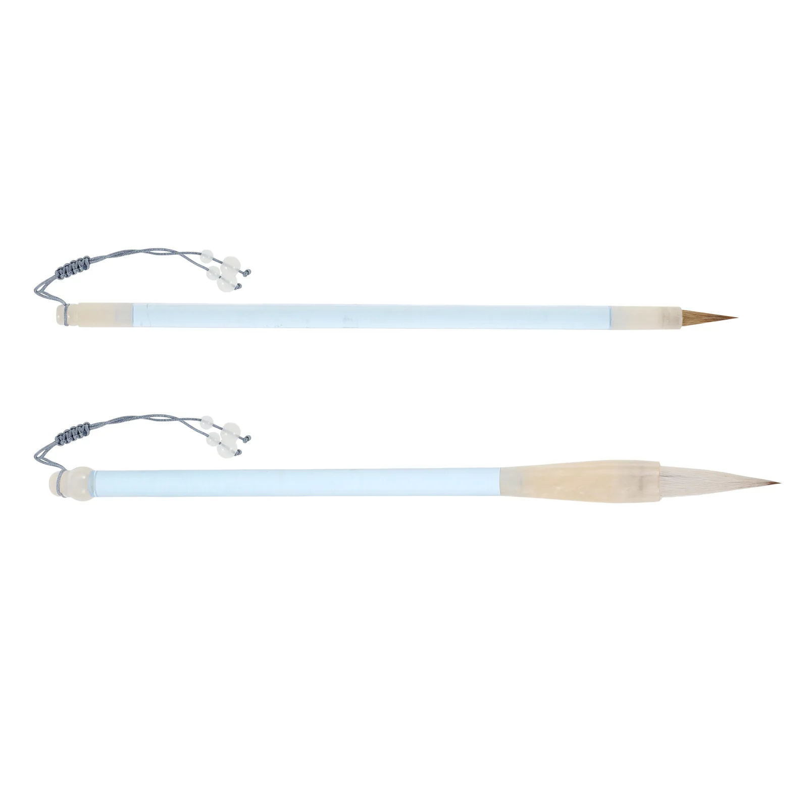 

2Pcs Chinese Calligraphy Brush Pen Soft Bristle Easy to Handle for Calligraphy Painting Practice Ink Brushes Ink Brush