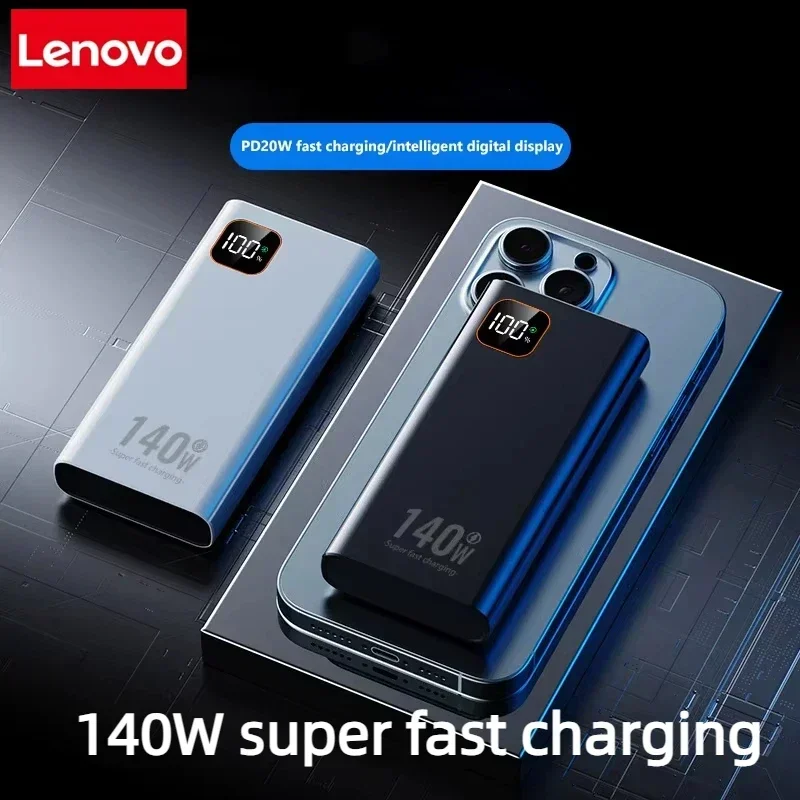 Lenovo 140W 500000mAh Ultra Capacity Power Bank Super Fast Charging CCC Portable Battery Charger For IPhone Samsung 2026 New view 4