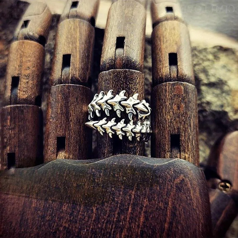 Punk Style Star Ring for Men & Women, Adjustable Band