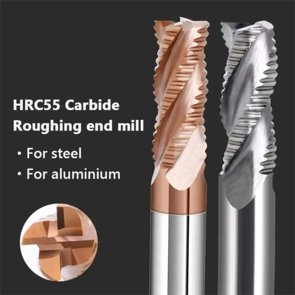 

3 4-зубая концевая фреза HRC55 4 мм 6 мм 8 мм 12 мм 16 мм хвостовик HSS концевая фреза NACO4 фрезы для покрытия обработка алюминиевой стали