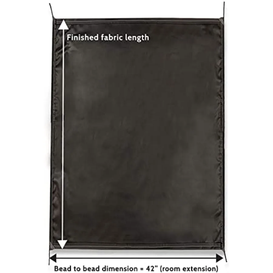 قماش مظلة بديل باللون الأسود 108.0 لحماية مظلة الفناء RV الخارجية في ضوء الشمس والمطر مع متين #3