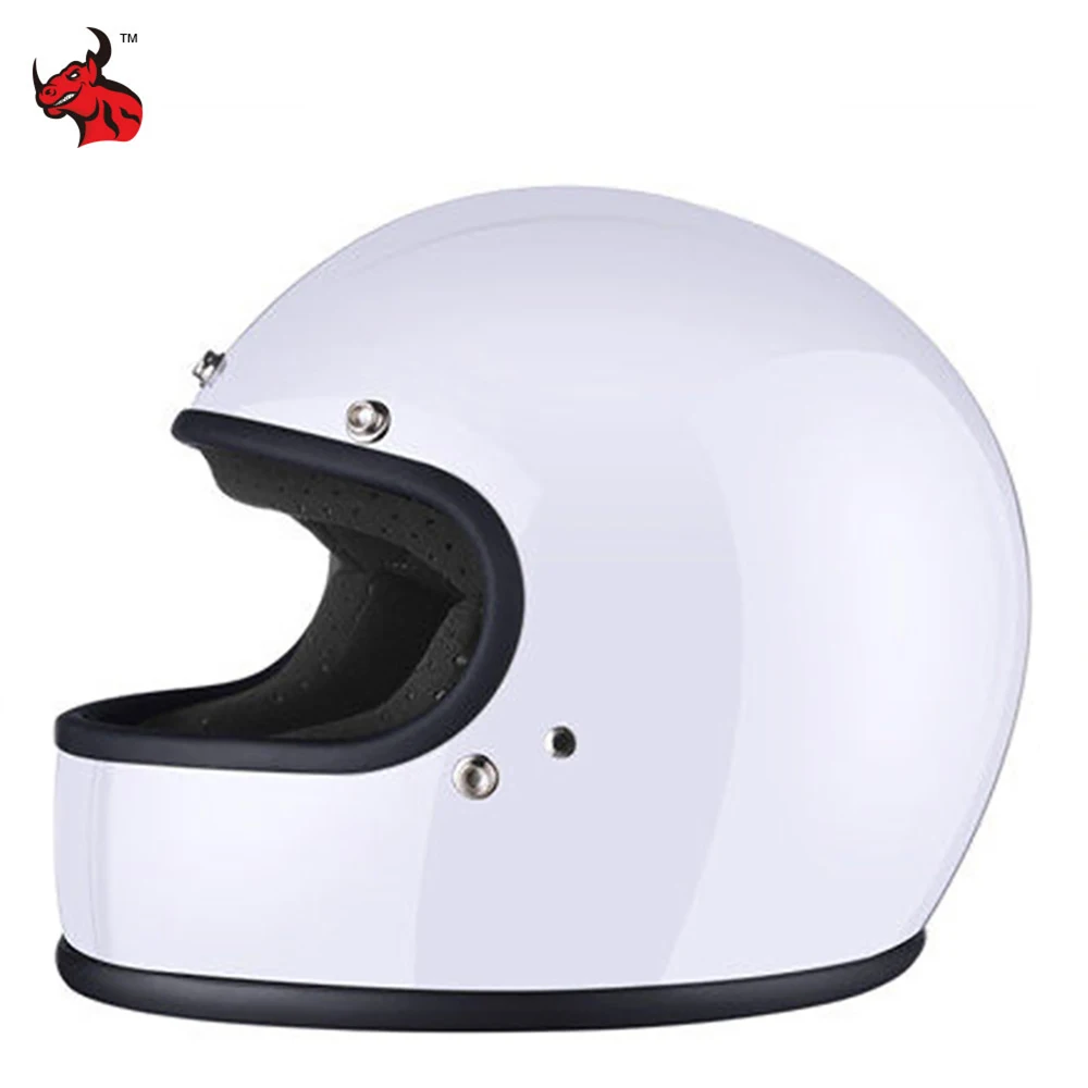 

DOT Certification Full Face Retro Helmets For Motorcycles Secure Capacete Motorcycle Accessorie Locomotive Helmet