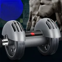 Automatic Rebound Abdominal Wheel, AB Power Roller for Gym Fitness, Thin Waist Exercise, Home Workout, THANKSLEE