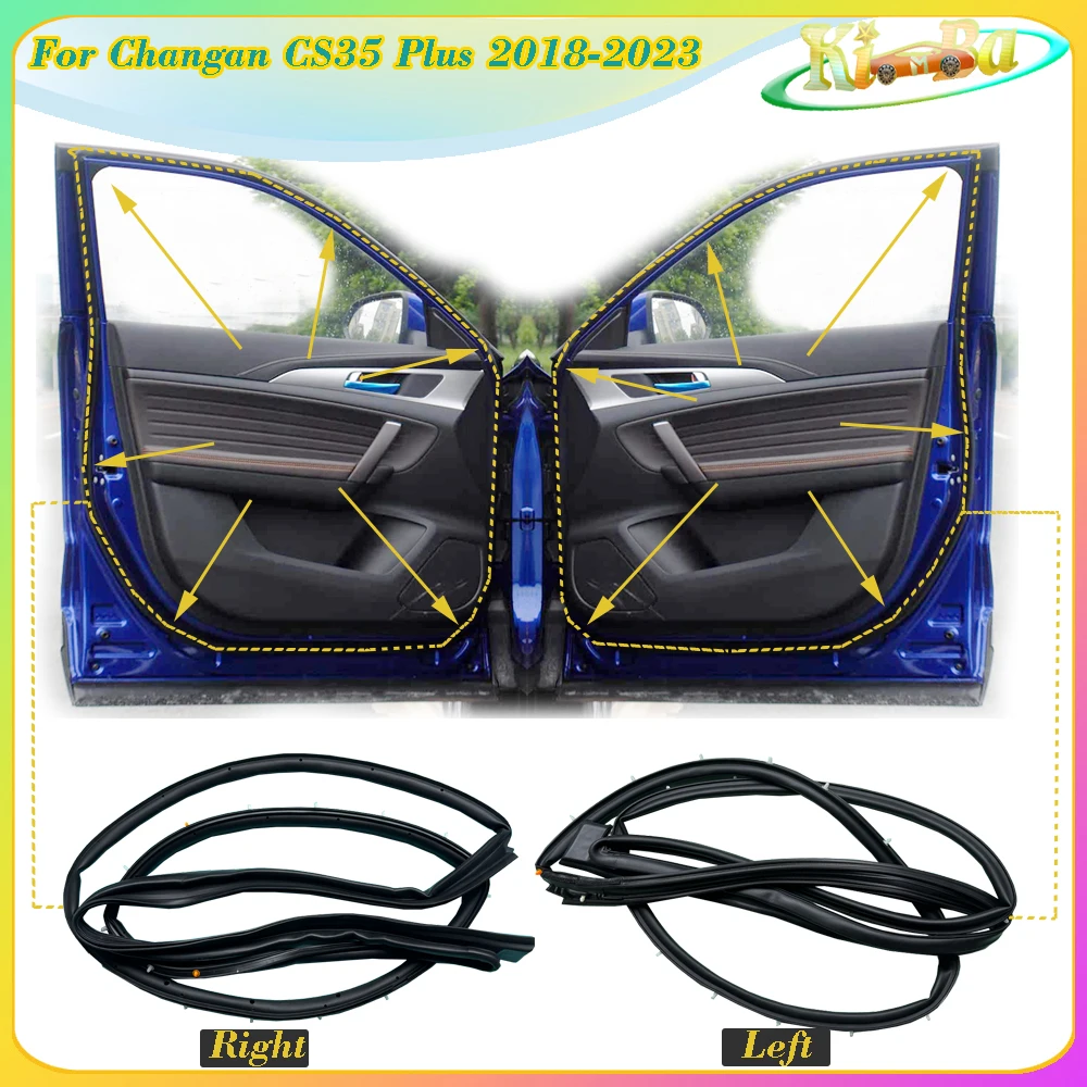 

KIMBA For Changan CS35 Plus 2018-2023 Genuine Car Body Rubber Door waterproof sealing strip
