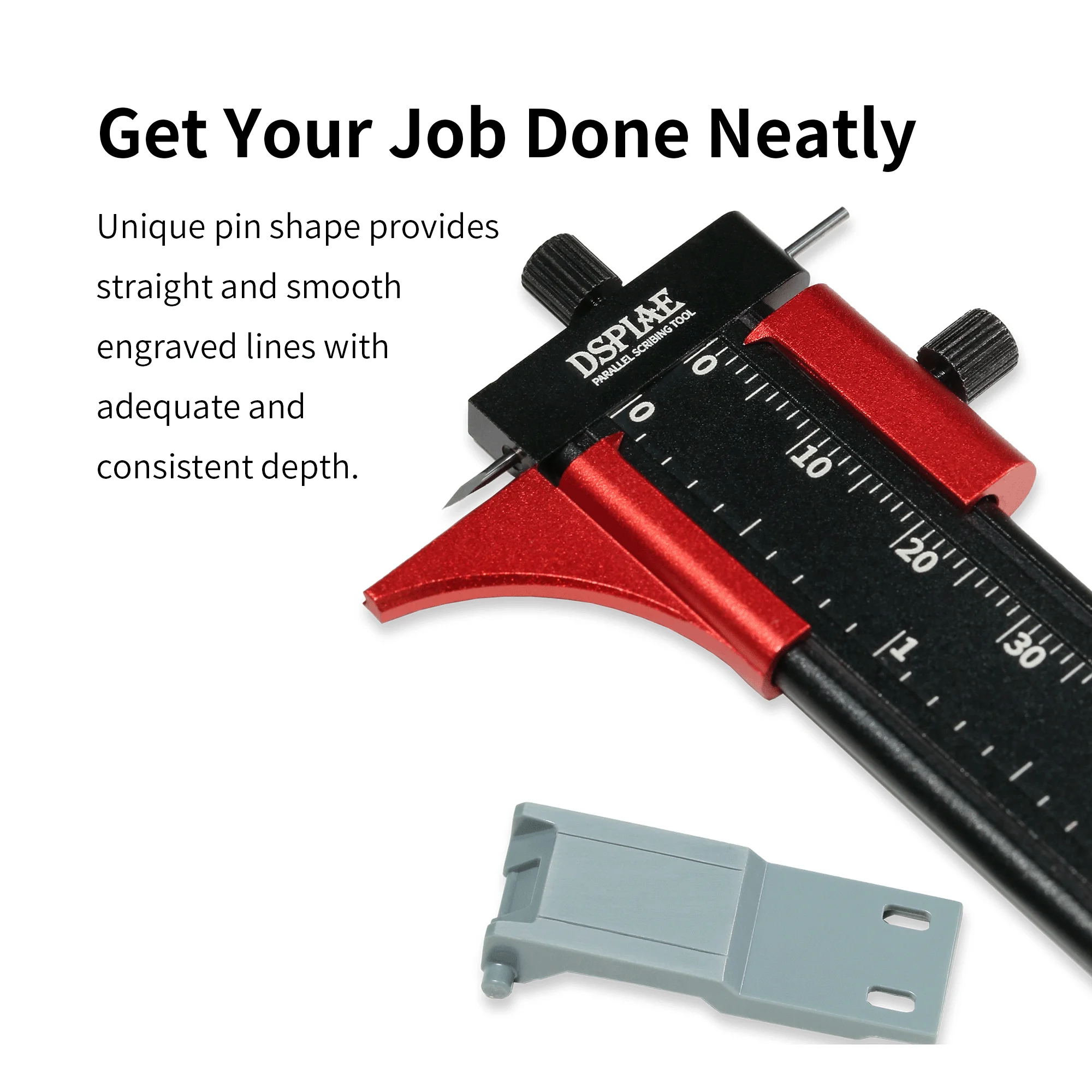 DSPIAE AT-PST grabador de línea isométrica herramienta de tallado de línea paralela regla de trazado equidistente para hacer modelos Gundam Hobby DIY