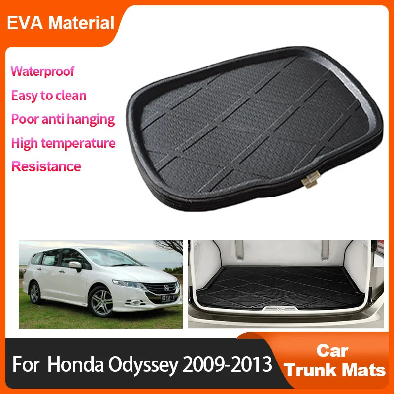 

Car Rear Trunk Mat For Honda Odyssey RB3 2009 2010 2011 2012 2013 Waterproof Protective Anti-Slip Storage Pad Auto Accessories