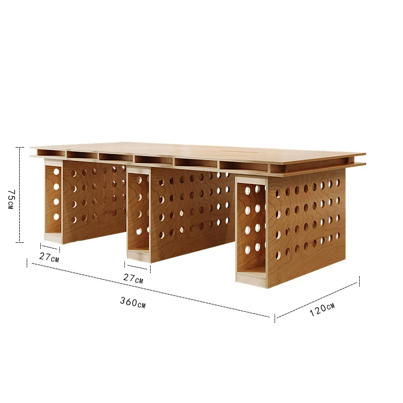 

Ocean board birch hole board computer table rectangular worktable simple conference table