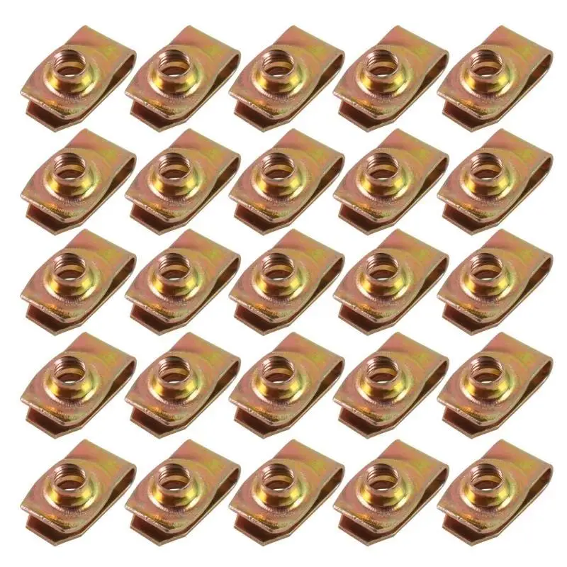 

31BC U-Type Clips Reed-Nuts for Motorcycle Scooter U-Style Clip-On- Nut Mounting Clip