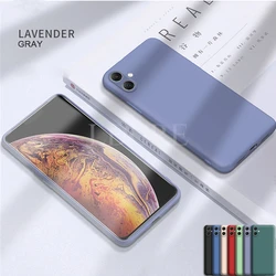 For Samsung Galaxy A06 Case Liquid Silicone Cover Samsung A06 Case TPU Soft Rubber Protector Phone Case Galaxy A06 A05 A04 Cover