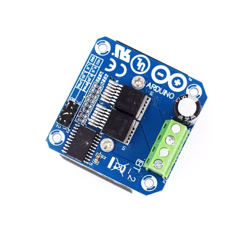 High power motor drive module BTS7960 dual circuit 43A current limiting control semiconductor refrigeration drive module