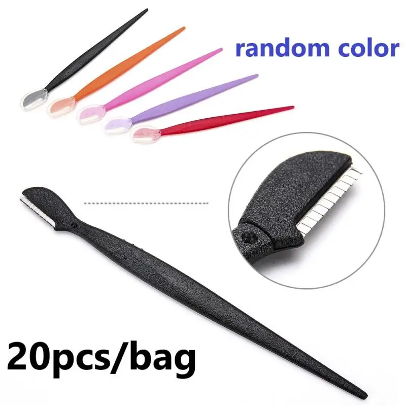 

20PCS/bag Eyebrow Trimmer Eyebrow Razor Hair Remover Eye Brow Shaper Eye Brow Shaper For Women Beauty Makeup Tools Makeup