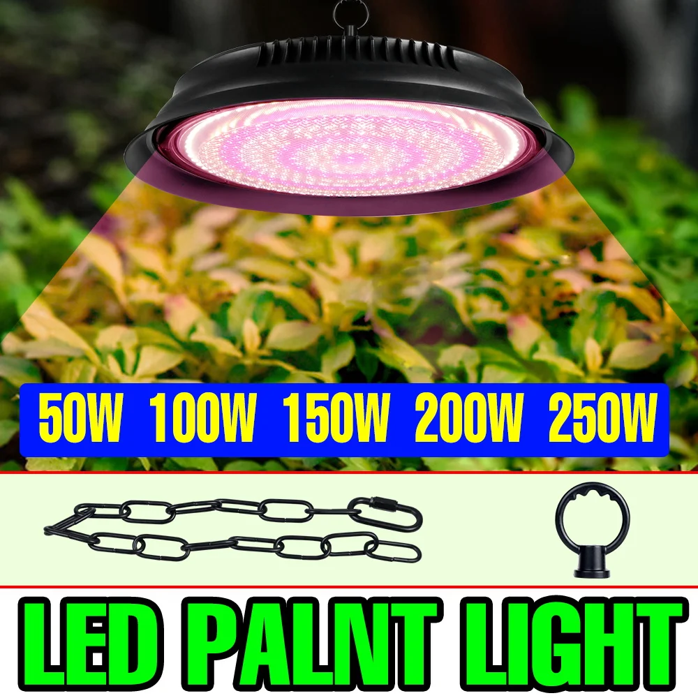 

250W Full Spectrum LED Plant Grow Lights 220V Hydroponics Fill Lamp Greenhouse Tent Fruit Vegs Cultivation Lighting US/EU Plug