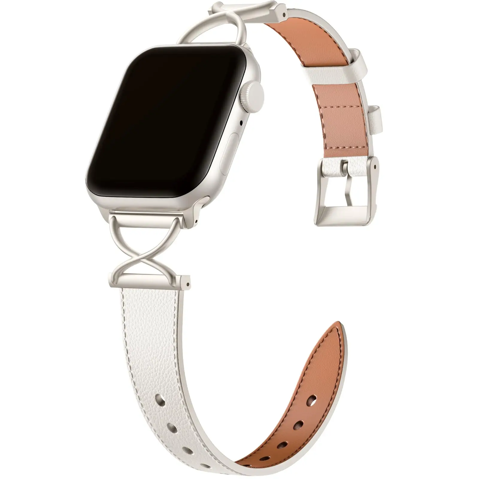 Lederband für Apple Watch Ultra 3/2/1 Band Damen 49 mm 42 mm 44 mm 45 mm 40 46 mm Luxusarmband für IWatch 11 10 9 8 7 6 SE Correa – Detail 12