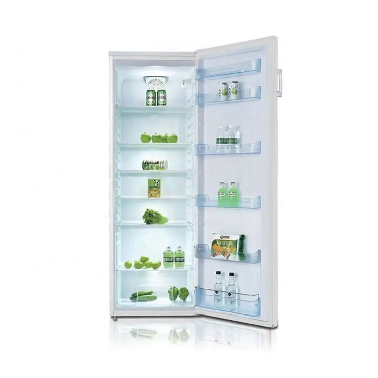 335L Professional Factory SAA CB ROHS Portable Hotel Use Electric Stainless Steel Energy Efficient Single Door Custom Fridges