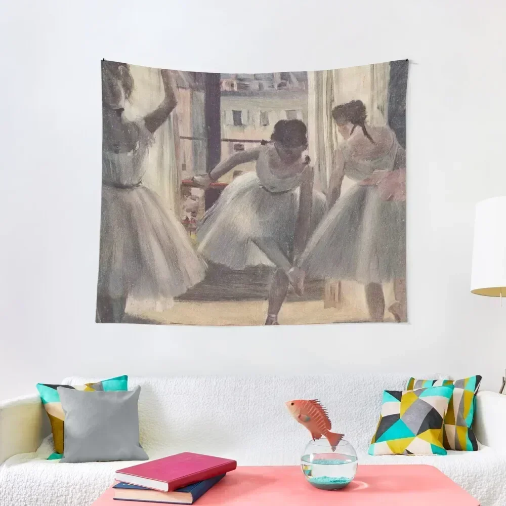 

Three dancers in an exercise room - Edgar Degas Tapestry Room Ornaments Hanging Wall Decor Home Anime Decor Tapestry