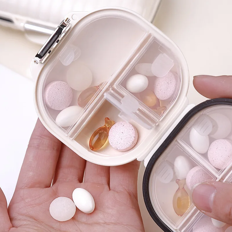 

Waterproof 7-day Pill Storage Box Organizer Medicine Small Mini Pill Box Plastic Cutter Weekly Portable Pill Box Таблетница