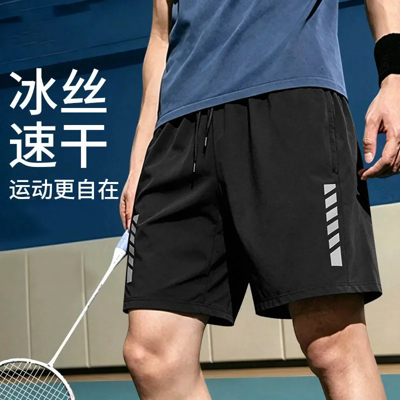 shorts-esportivos-masculinos-para-badminton-verao-em-seda-gelada-secagem-rapida-para-corrida-basquete-treino-fitness-com-bolsos-com-ziper-conjunto-de-cinco-pecas