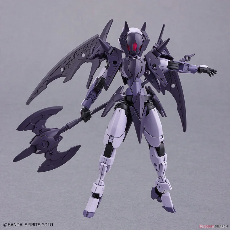 Bandai Asli 30 Menit Misi 1/144 EXM-E7d Spinatio Reaper Jenis Anime Tokoh Aksi Perakitan Model Mainan Hadiah untuk Anak-anak