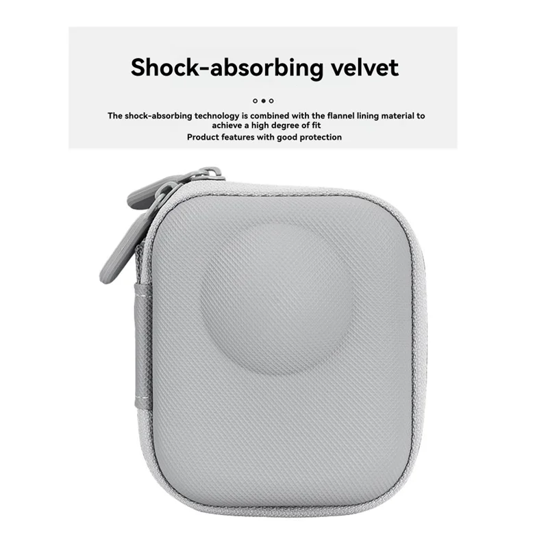 Ingenious-For DJI Osmo 360 Sport Camera Mini Storage Case PU Protectors Bag Portable&-Portable Accessories For DJI Osmo 360