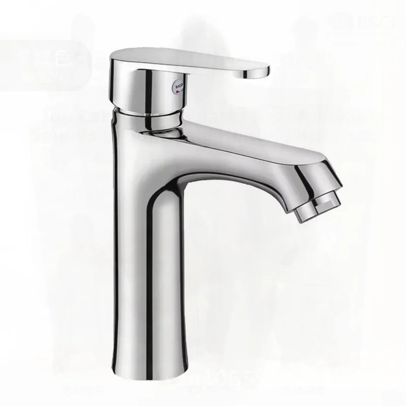 

Stainless Steel Wash Basin Faucet Hot And Cold Water Kitchen Sink Mixer Tap with Ceramic Disc Valve Modern Minimalist Style