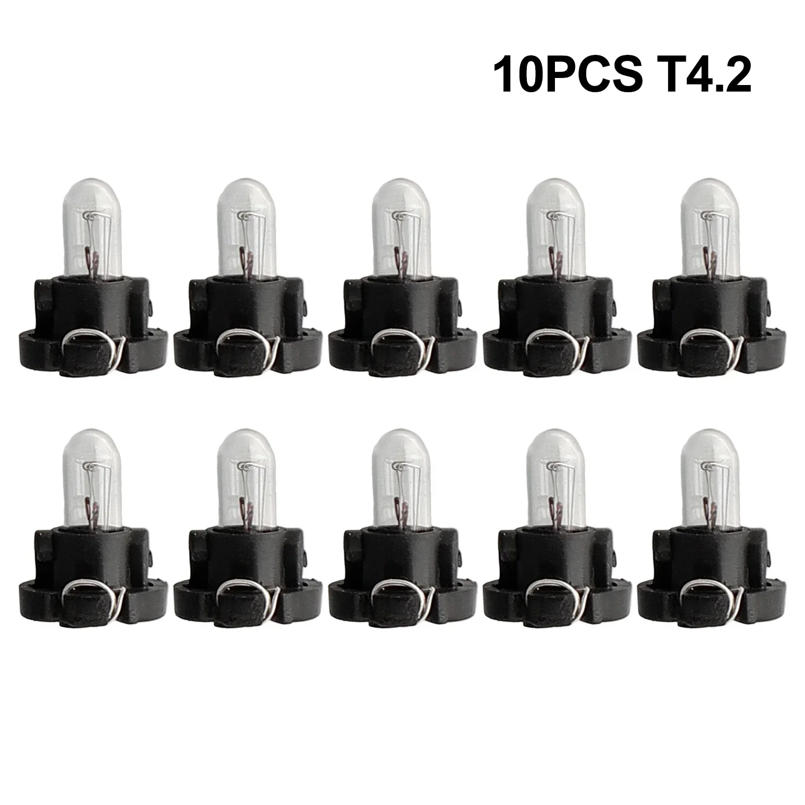 5/10Pcs T3 T4.2 Led Bulbs Car Interior Lights Auto Warming Indicator Lamp 12V  Led Bulbs Auto Dashboard Lamps Car Air Condition