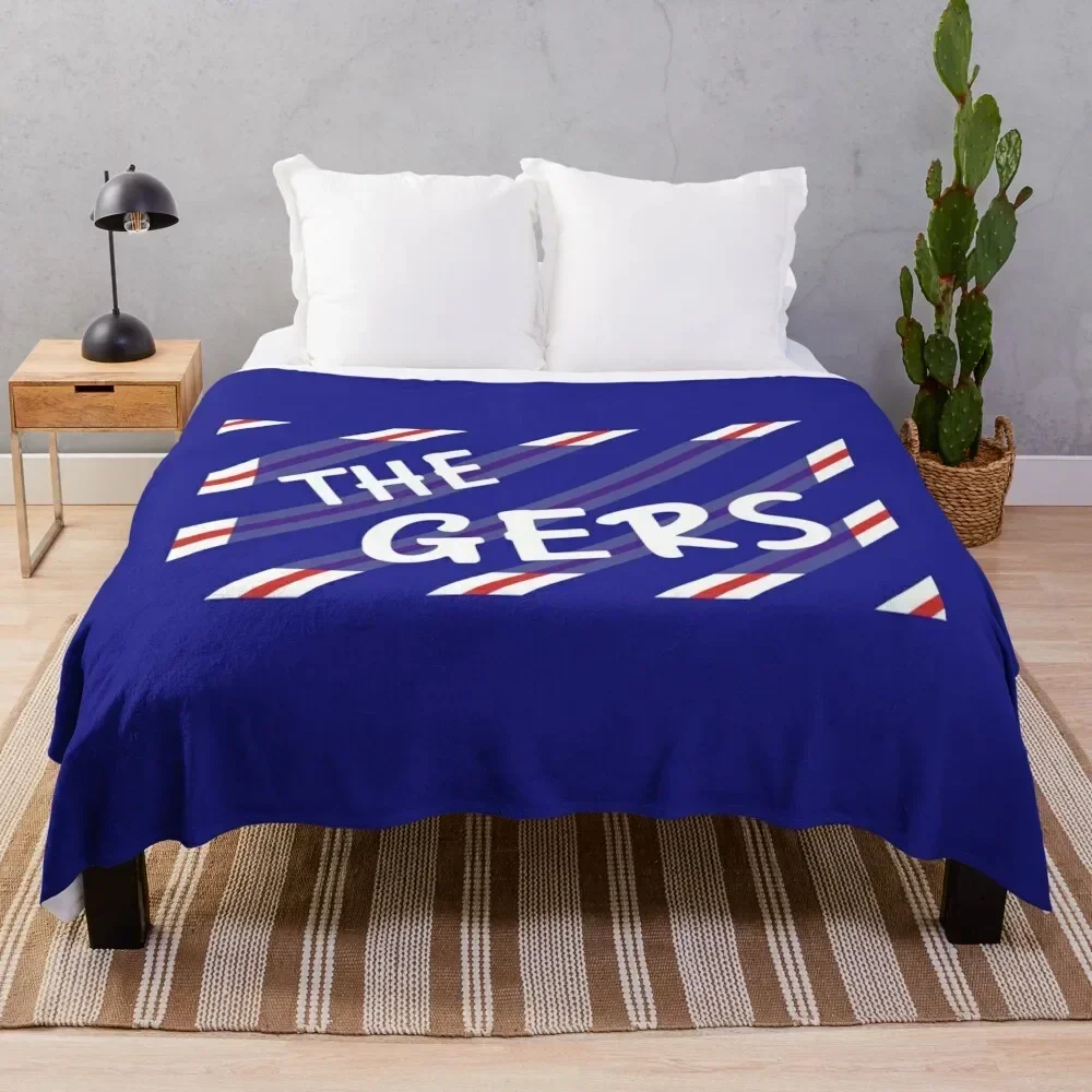 Glasgow Gers Watp Throw Blanket Luxury Designer Thins Thermals For Travel Blankets Sofas Of Decoration Blankets