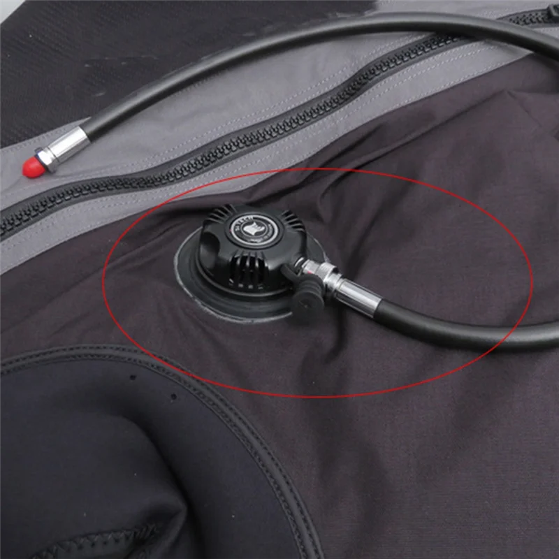 ABME الغوص BCD خرطوم الضغط المنخفض منظم الغوص لقياس المرحلة الأولى منظم التنفس ، 65 سم - 26 بوصة #6