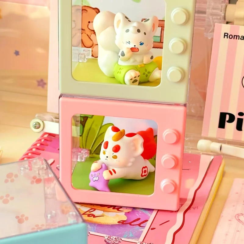 

Сказочные звери, мифические звери, поднимающие мини-слепая коробка, аниме, периферийная фигурка, настольный микродекор, игрушки, милая загадочная коробка, подарки