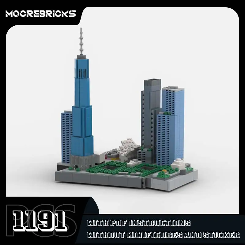 

Строительные блоки MOC, новый мировой торговый центр, сборка игрушек, оригинальные модели кирпичей, настольный дисплей, рождественские подарки для мальчиков и взрослых