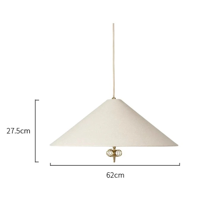 Stoffen hanglamp Wabi Sabi-stijl kroonluchters voor woonkamer eettafel kamer licht woondecoratie E27 lamp