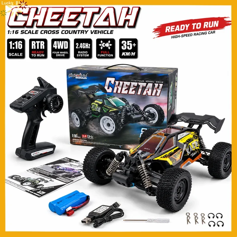 Scy 16201 1/16 Four-Wheel Drive Racing Off-Road Vehicle Electric High Speed Rc 35km/H Remote Control Car Model Child Boy Gift