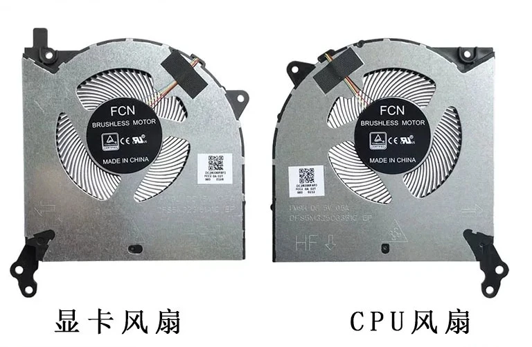 DD- For Lenovo Legion 5-17IMH05H 5F10S13916 5F10S13915 5F10S13916 fans~~
