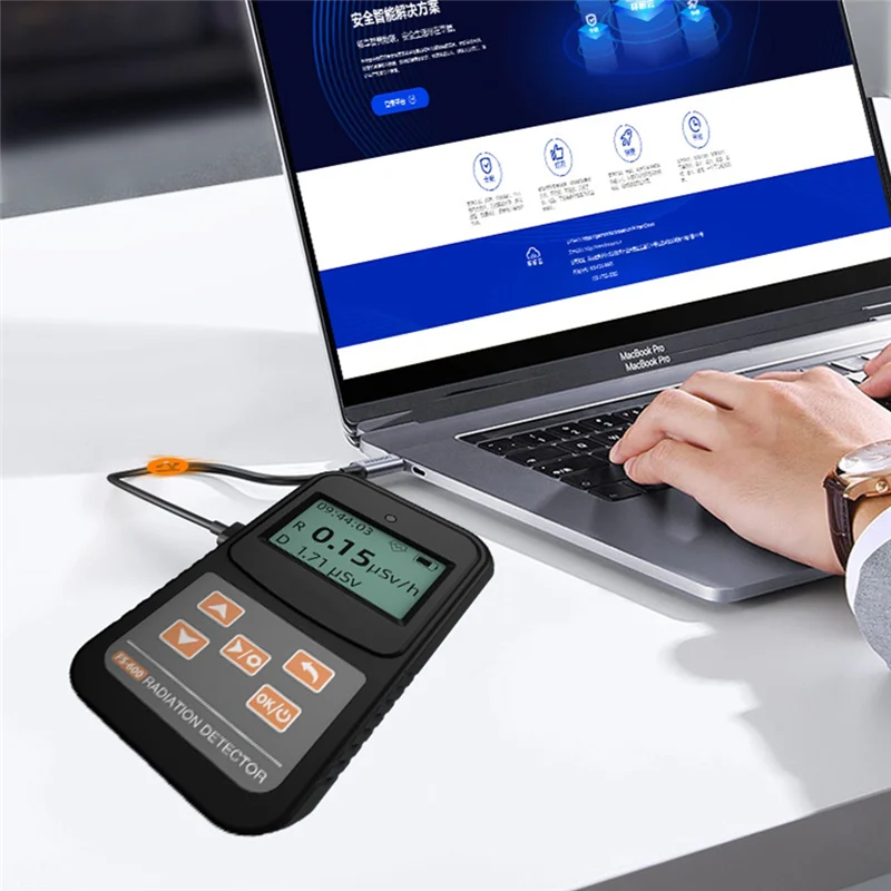 Geiger Counter Nuclear Radiation Detector Β Y X-Ray Detection Geiger Radioactive Detector LCD Display Household