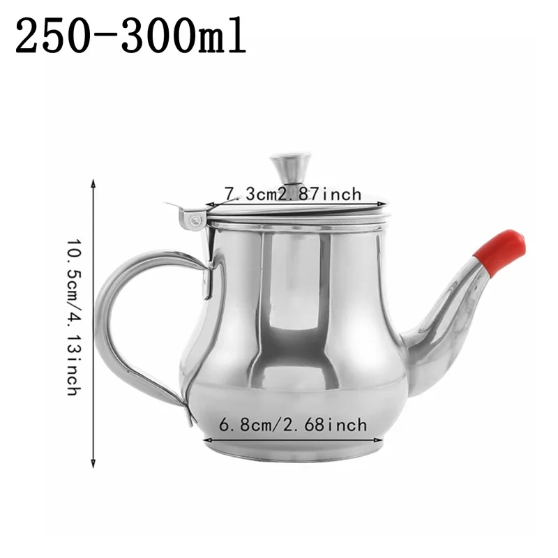 Crépine huileur en acier inoxydable, Pot anti-fuite pour la maison, bouteille d'huile, boîtes d'huil