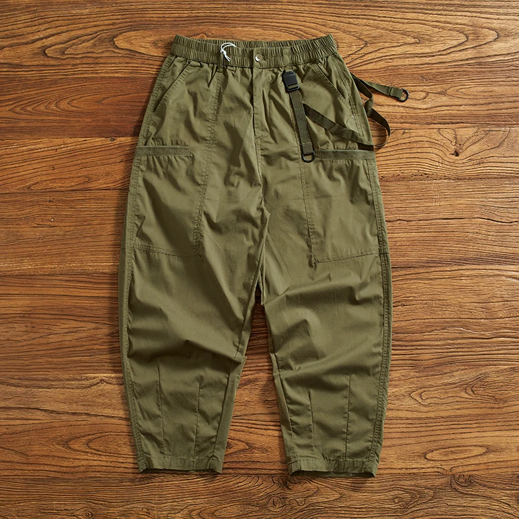 

Весна-лето Новые свободные брюки Qui Dry Thin Work Pants Ice Silk Широкие мужские летние длинные брюки с кондиционером Casual Sle