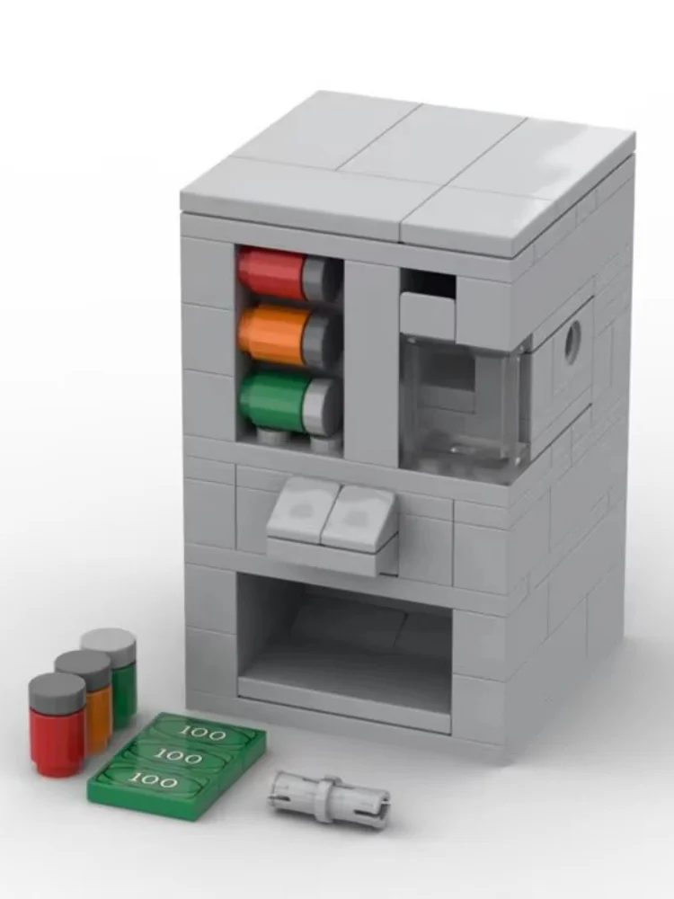 MOC Muntautomaat Bakstenen DIY Bouwstenen Kinderen Educatief speelgoed voor jongens en meisjes Verjaardagscadeau - afbeelding 2